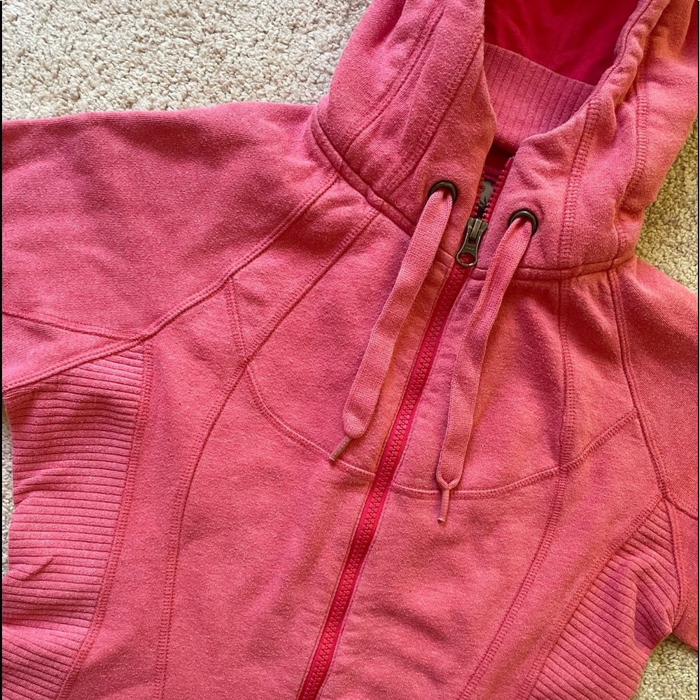 Athleta Pink Zip Up Jacket